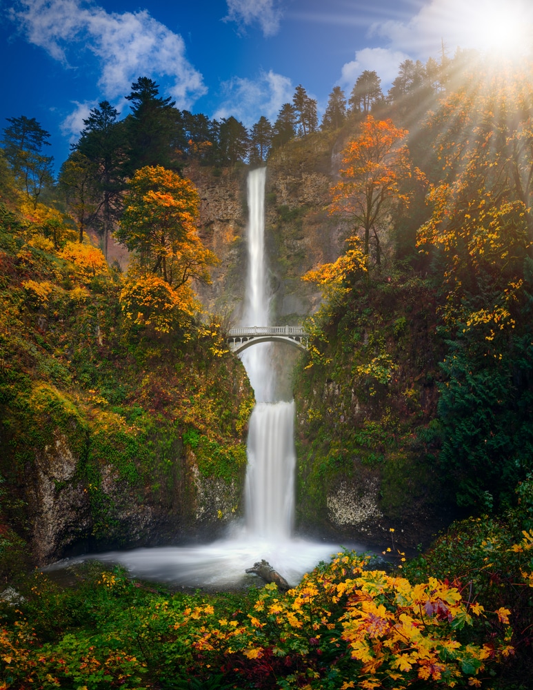 Making A Waterfall Fall Photography Columbia River Gorge Waterfall